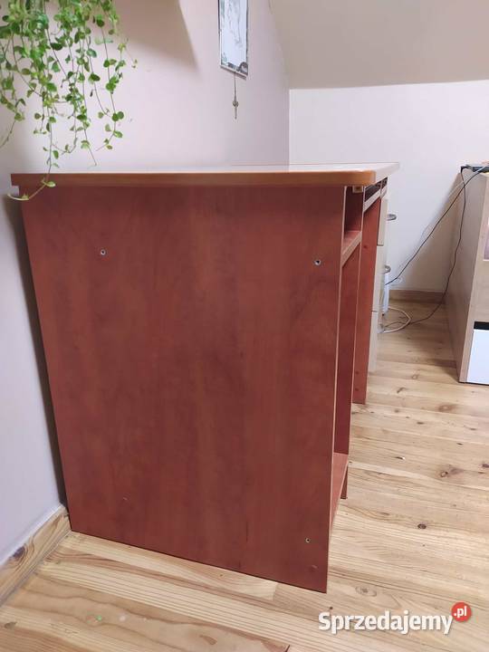 Biurko komputerowe z szufladami i półkami 60cm Kraków