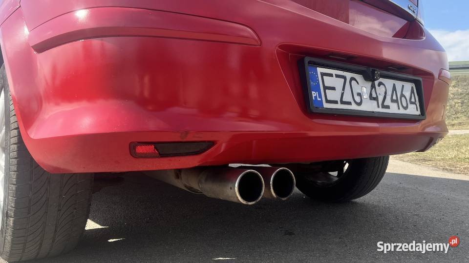 Opel Astra GTC h 14 LPG czerwony Tomaszów Mazowiecki