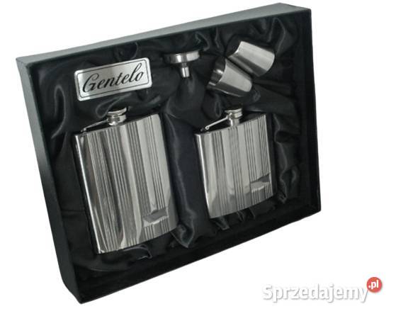 Dwie Piersiówki w Zestawie z Kieliszkami i Ostrowy nad Okszą sprzedam