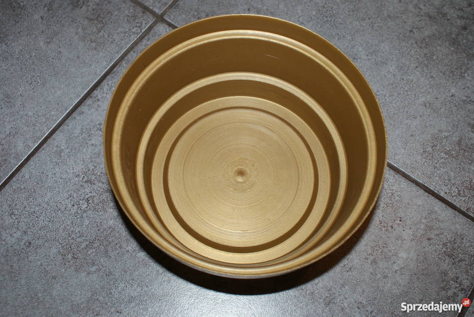 Miski 16 ZŁOTE doniczki 3 M16PT SIEWIERZ 0501 sprzedam