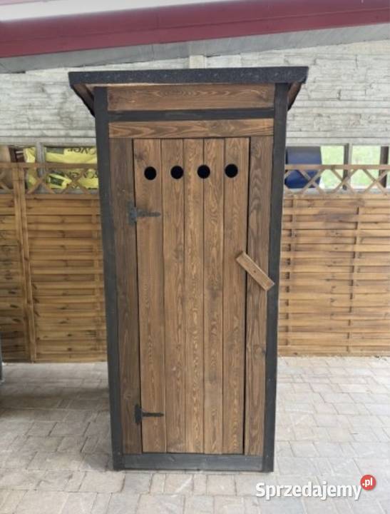 Nowoczesny WC Drewniany Wychodek Swawojka