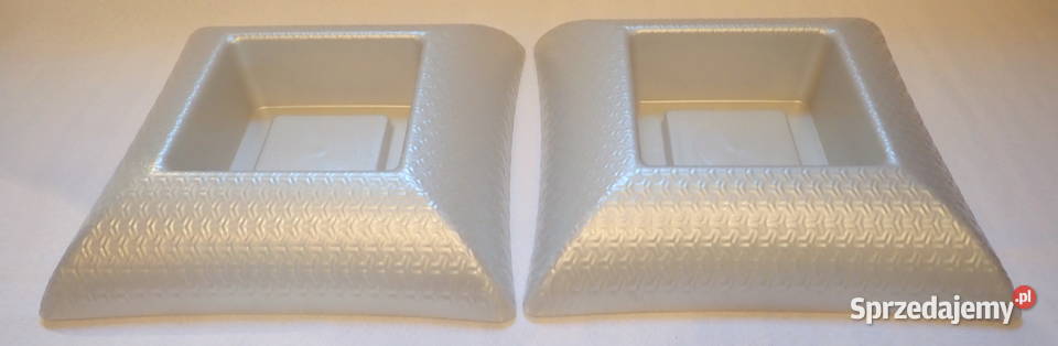 Miski MARBELLA 32 BIAŁE ZŁOTE na kompozycje śląskie Siewierz