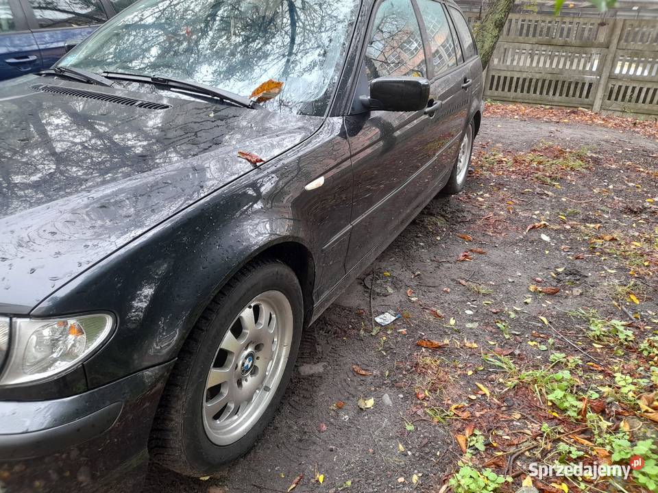 Bmw e 46 Bmw seria 3 polift kombi czarny Łódź