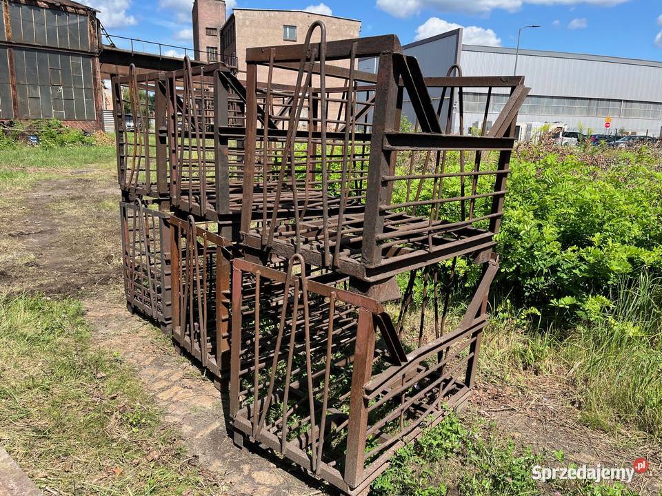 Kosz prętowy stalowy 120x80x100 pręt min fi16mm