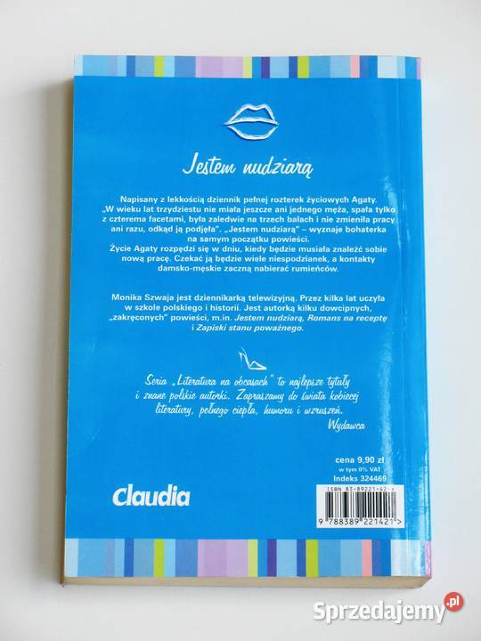 Jestem nudziarą Monika Szwaja miękka Kraków sprzedam