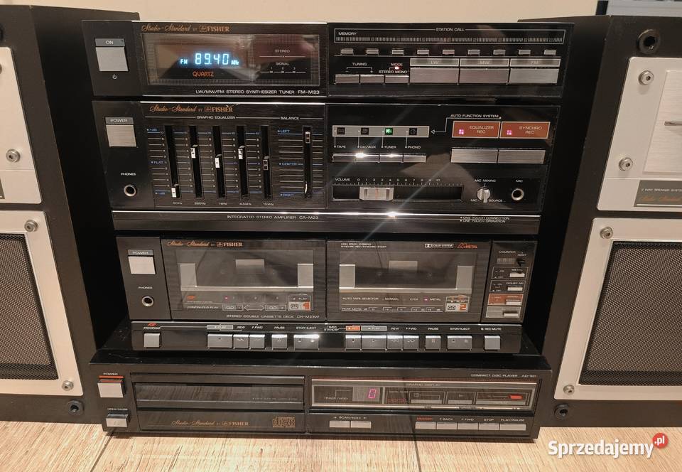 Wieża Vintage Hifi Fisher 5 elementów warta Zgorzelec