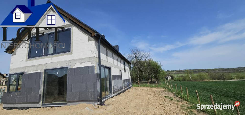 Dom wolnostojący 180m2 Radziszów stan surowy zamknięty sprzedam