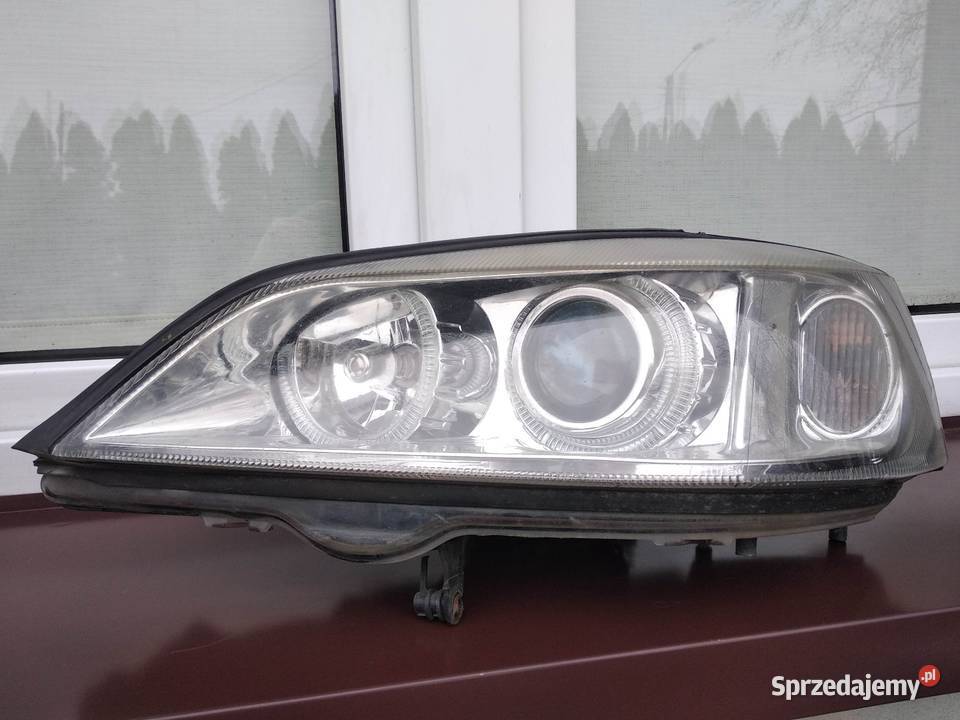 Opel Astra G lampy przednie reflektory soczewki łódzkie Sieradz