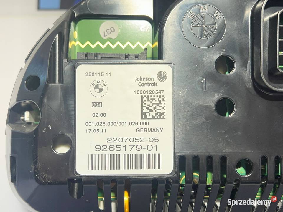BMW F10 F11 LICZNIK ZEGARY DIESEL EUROPA 9265179