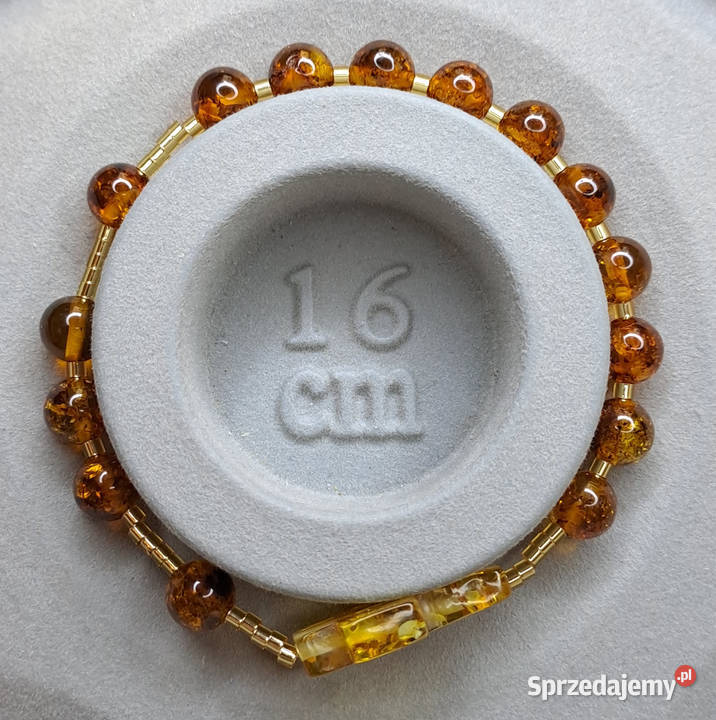Bransoletka dziesiątka różańca z bursztynu Warszawa sprzedam