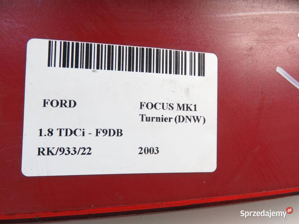 LAMPA PRAWA TYLNA FORD FOCUS MK1 XS4X18N004EC osobowe