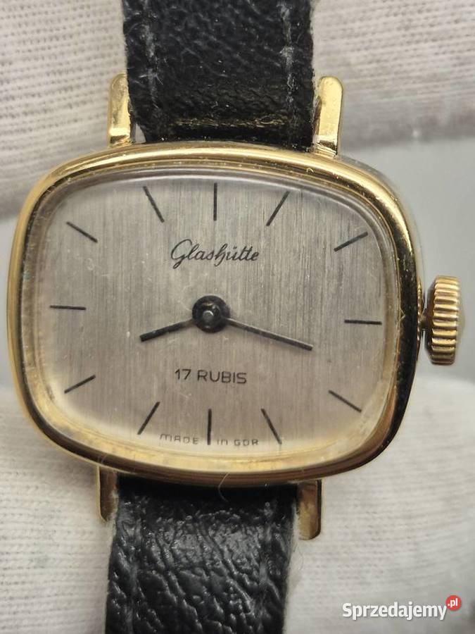 Damski zabytkowy zegarek Glashutte Chorzów