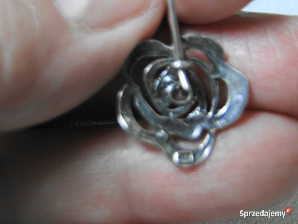 Śliczne stare kolczyki srebro 925 Kolczyki Warszawa