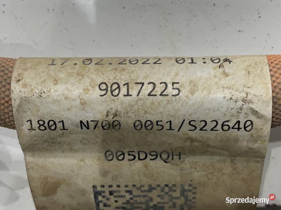 PRZEWÓD WYSOKIEGO NAPIĘCIA SKODA OCTAVIA IV Przewody, wtyczki i wiązki