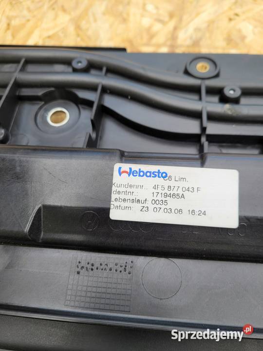 SZYBERDACH KOMPLET AUDI A6 C6 SEDAN 4F5877043F