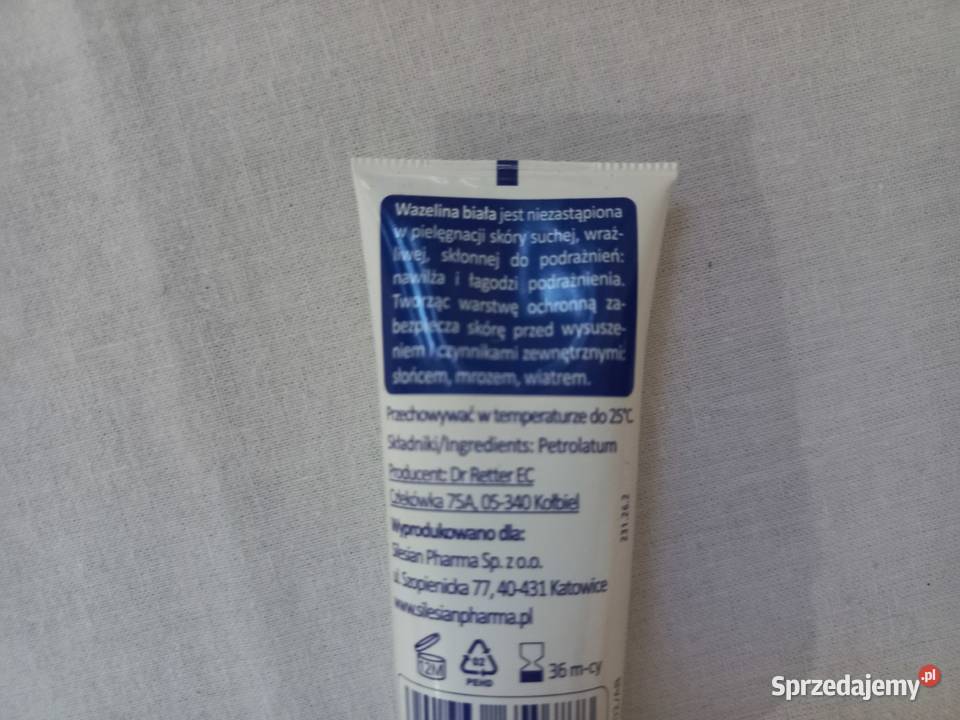 Wazelina Biała kosmetyczna 20g NOWE Białystok sprzedam