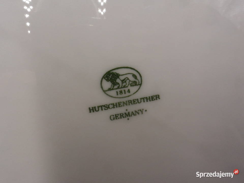 Porcelanowe talerze płytkie obiadowe 6