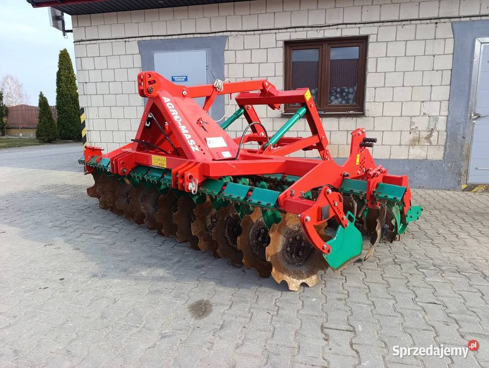 Agregat uprawowo siewny AgroMasz 3m talerzowy Agromasz podlaskie sprzedam