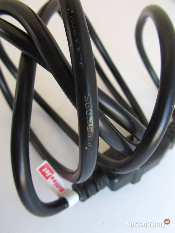Przedłużacz kabel czarny C 13 C 14 długość 18 m kable, taśmy, przedłużacze Olecko