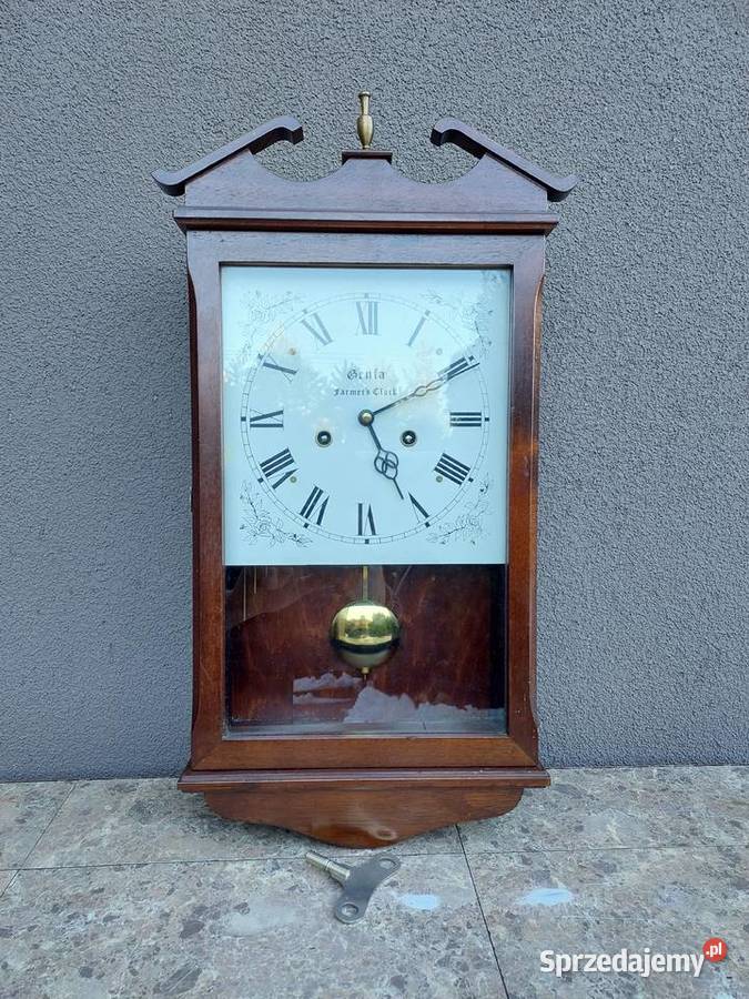 Stary zegar ścienny Junghans Genfa 1949r sprawny Tczew