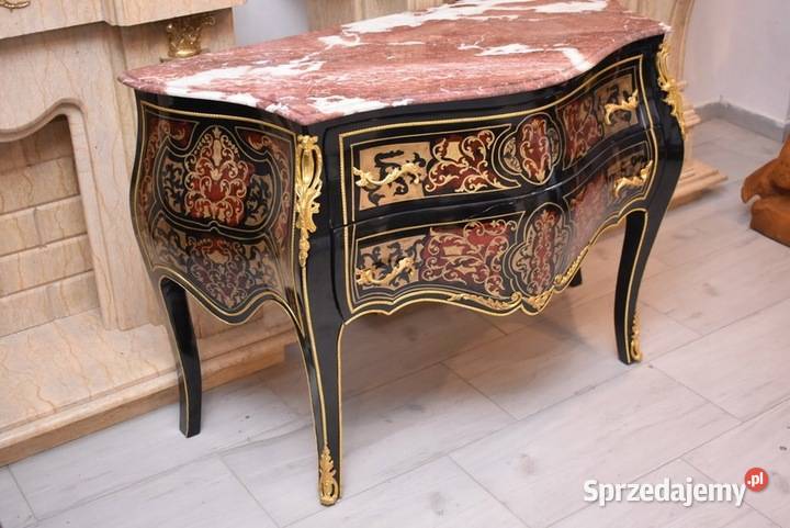 Królewska Komoda Szafa Boulle Liczne Zdobienia Dom i Ogród Kraków