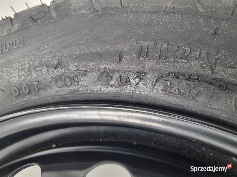 KOŁO DOJAZDOWE Audi A4 B6 B7 dojazdówka 12580 Chełm