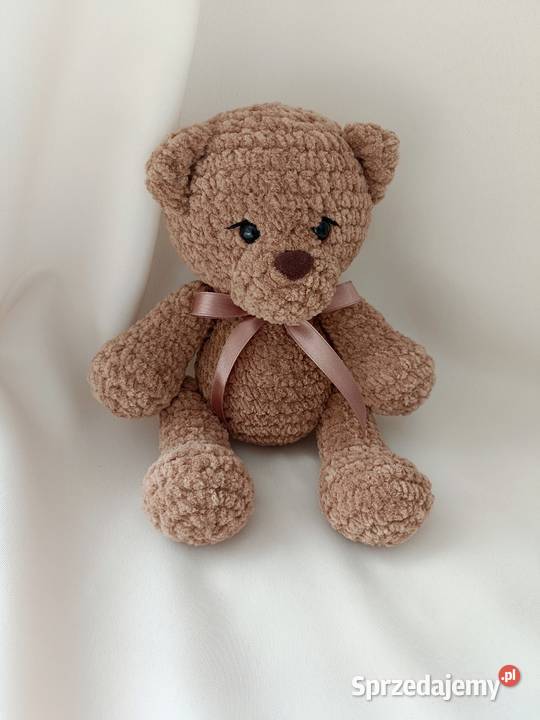 Szydełkowy miś handmade Jawornik Polski