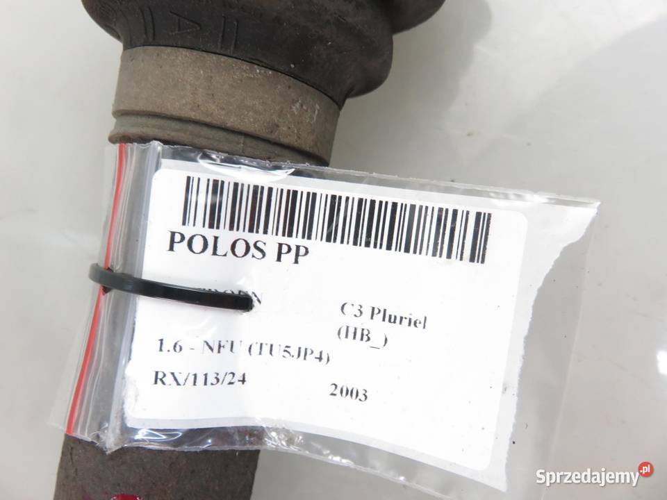 PÓŁOŚ PRAWA PRZEDNIA CITROEN C3 16 B osobowe małopolskie