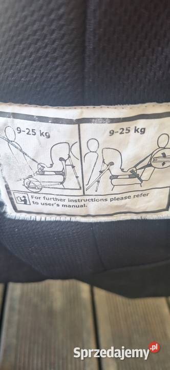 Fotelik samochodowy axkid minikid niebieski Łódź