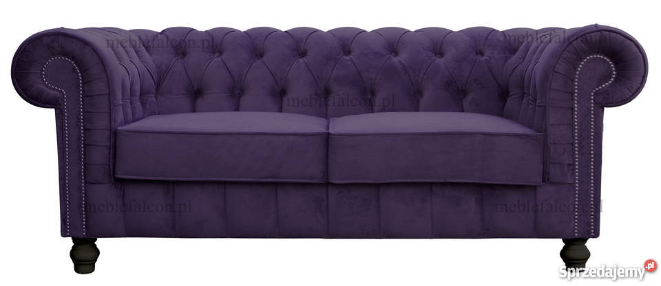 Pikowana Sofa Chesterfield Demelza Meble Falcon