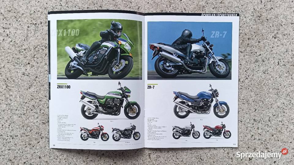KAWASAKI Ninja GPZ VN KX i inne Program 2000 sprzedam