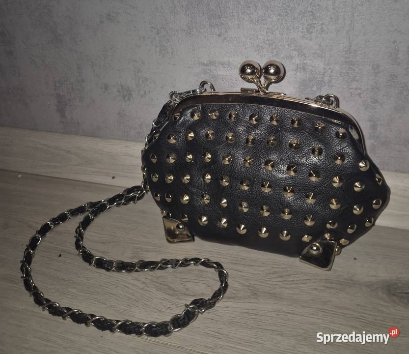 Torebka damska ćwieki łańcuszek Łódź