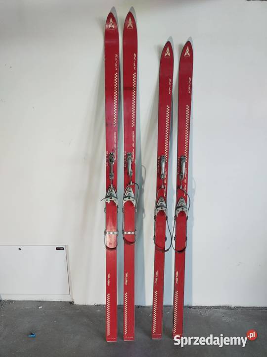 Narty Zakopane czerwone Rysy 2 komplety KF72 sprzedam