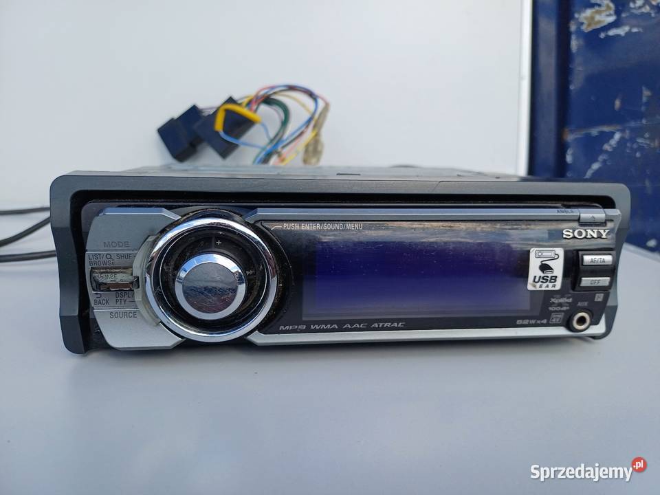 Radio SONY CDX GT929U animacje winda 52x4 dolnośląskie Lubin sprzedam