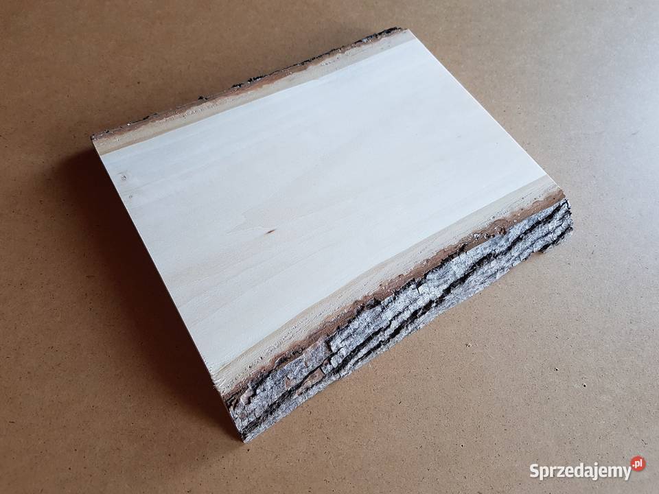 Deska lipowa z korą 25x125x25 rzeźba ikony łódzkie Łódź sprzedam