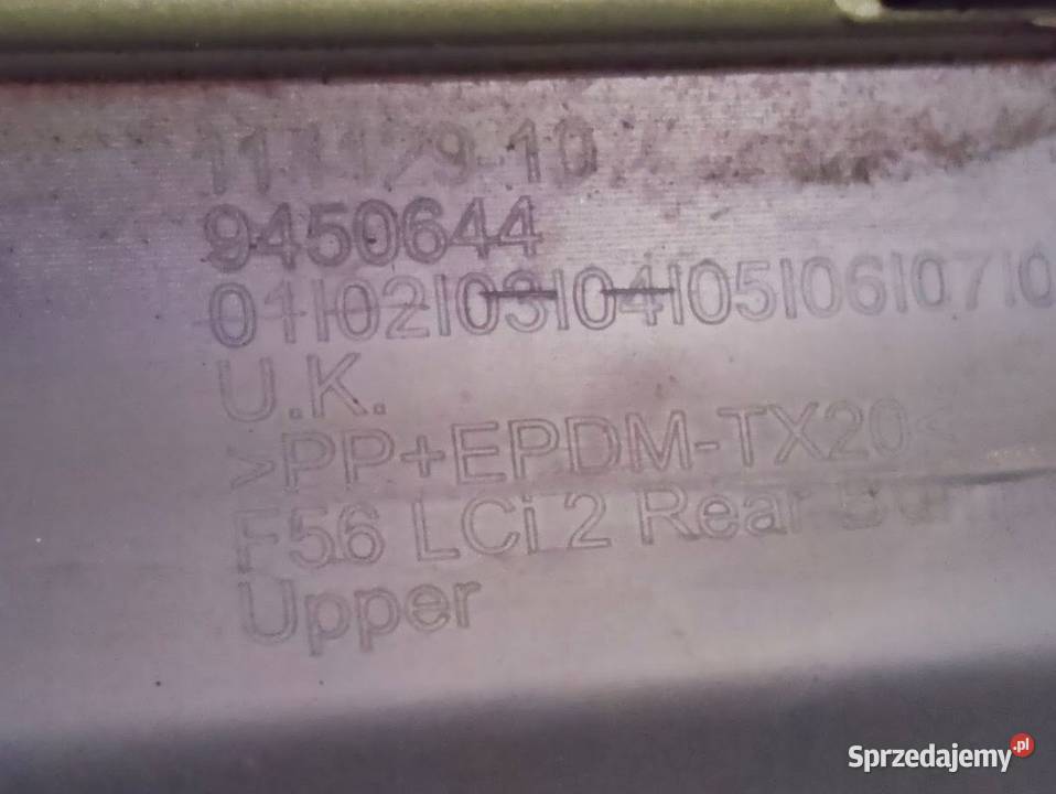 Zderzak Tylny Mini Cooper F56 LCi Lift 2020 osobowe Motoryzacja Pleszew sprzedam