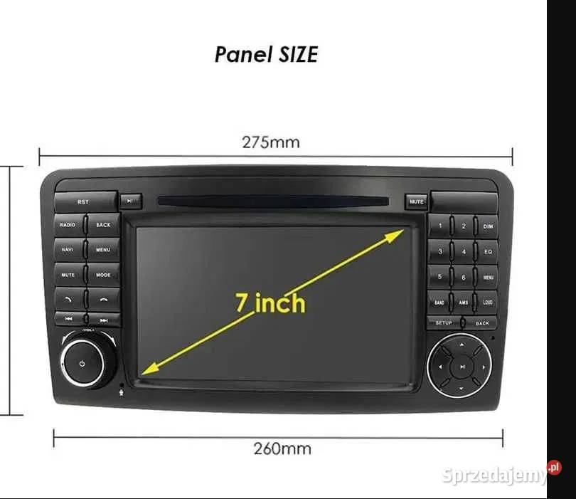 Radio 2din Android Mercedes MLW164 GL wifi gps Ożarowice