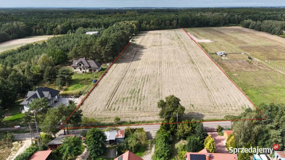Pomiechówek Wymysły 1300m2 budowlana 38 do