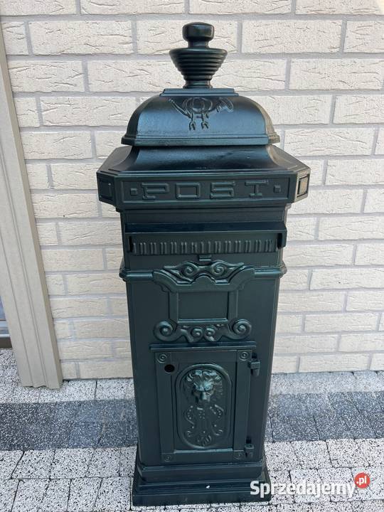 Stara nowa skrzynka na listy 105 aluminium POST Długopole-Zdrój