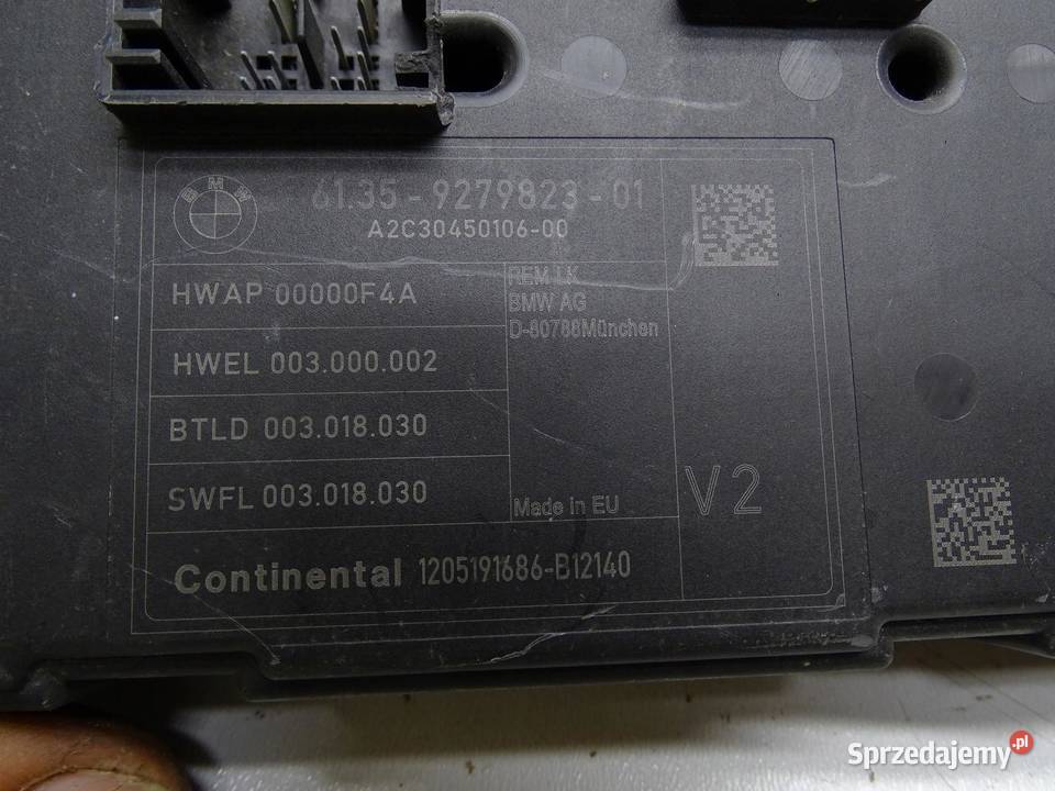 MODUŁ STEROWNIK REM BMW F30 F31 12R 9279823