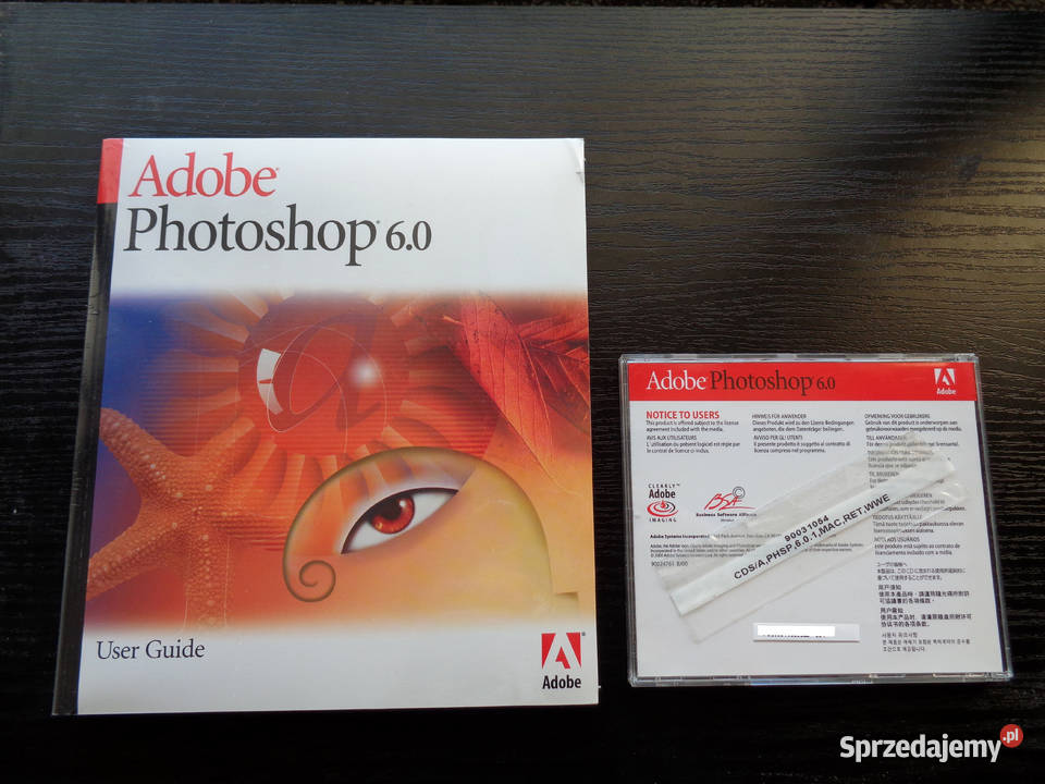 Adobe Photoshop 60 Mac serial number Oprogramowanie