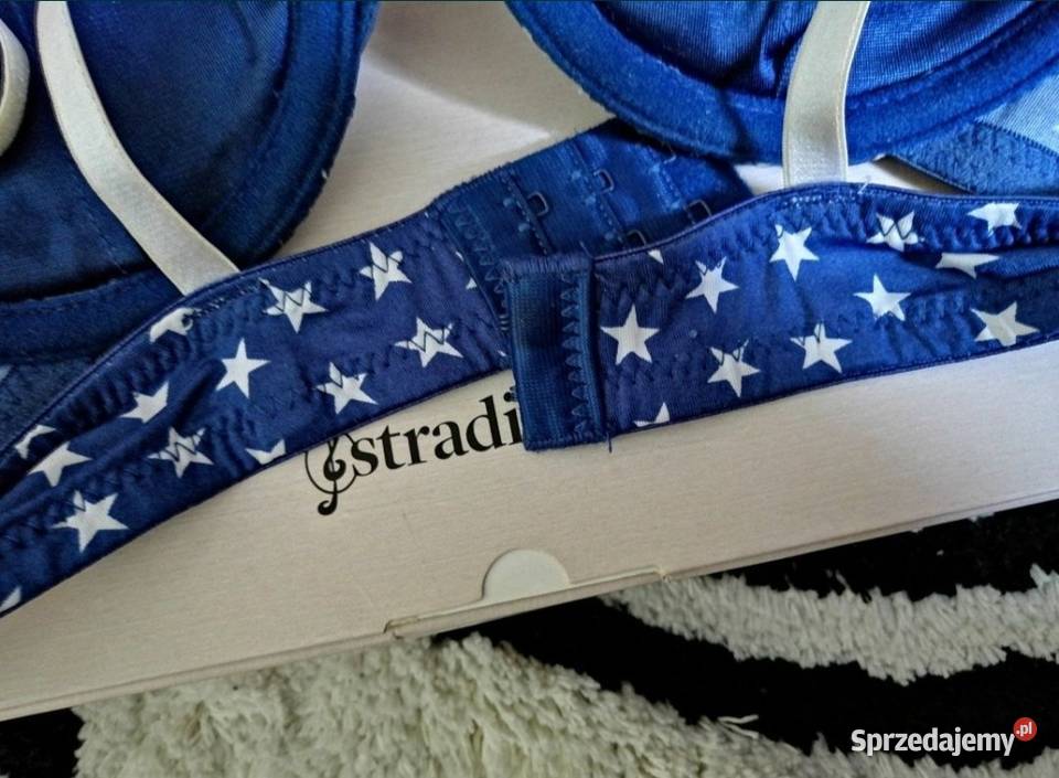 YORKER stanik biustonosz push up w print 70B 75 biały Moda i Styl Leszno sprzedam