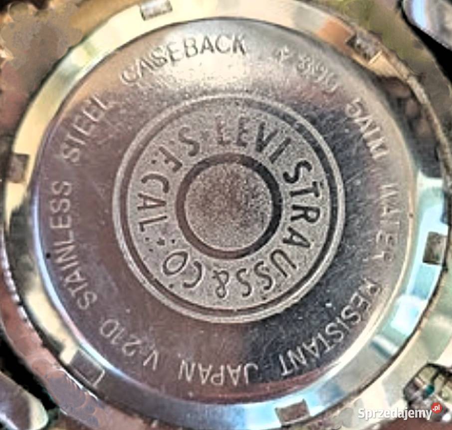 Przepiękny Zegarek Kultowej Marki Levis Strauss