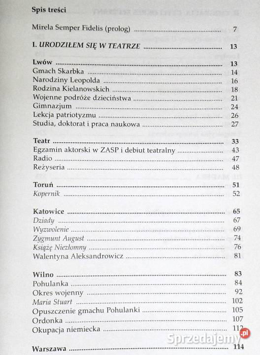 Leopold PobógKielanowski Piotr Dziewoński lubelskie Chełm sprzedam