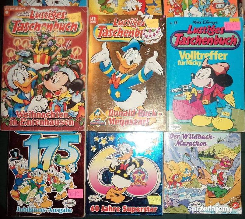 25x komiks Kaczor Donald Duck Lustiges Rzeszów