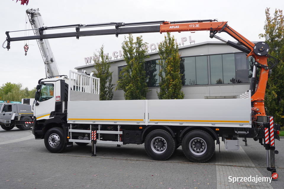 Renault C380 Comfort 6x4 HDS Atlas 1723E Zasięg Rok produkcji 2017 Kraków sprzedam