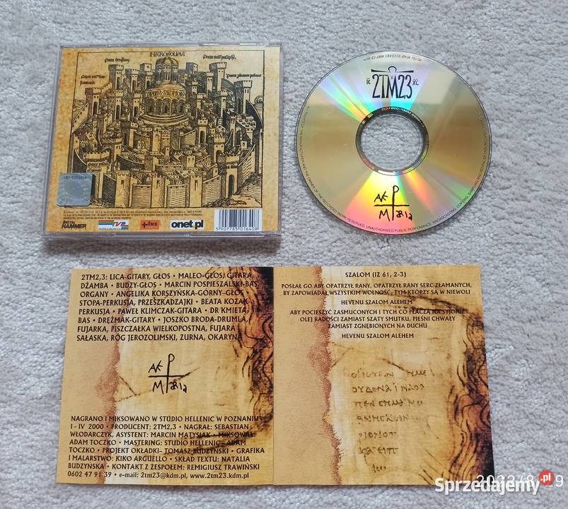Płyta CD Pascha 2TM23 2000 1 płyta Radzyń Podlaski
