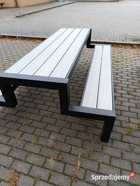 metalowy stół biesiadny stół ogrodowy ławostół Bydgoszcz