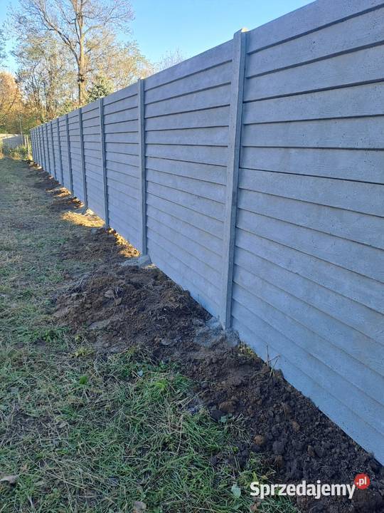 Ogrodzenia betonowe Nowoczene wzory Wałbrzych