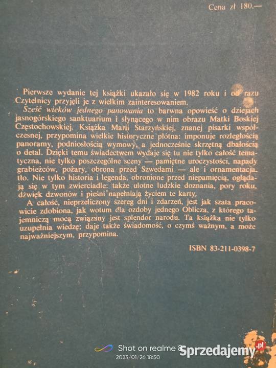 Sześć wieków panowania książki Warszawa Bródno
